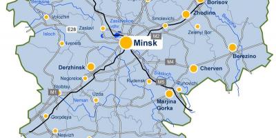 Минск Беларус карта